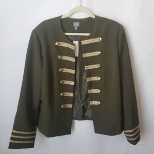 Gorgeous NWT NY & Co MILITARY STYLE blazer, XL